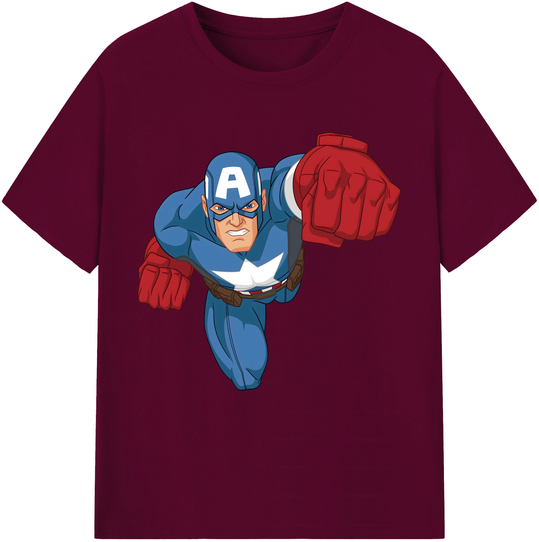 （画像用） アベンジャーズ The Avengers レディースカジュアルプリントTシャツ（綿100％）